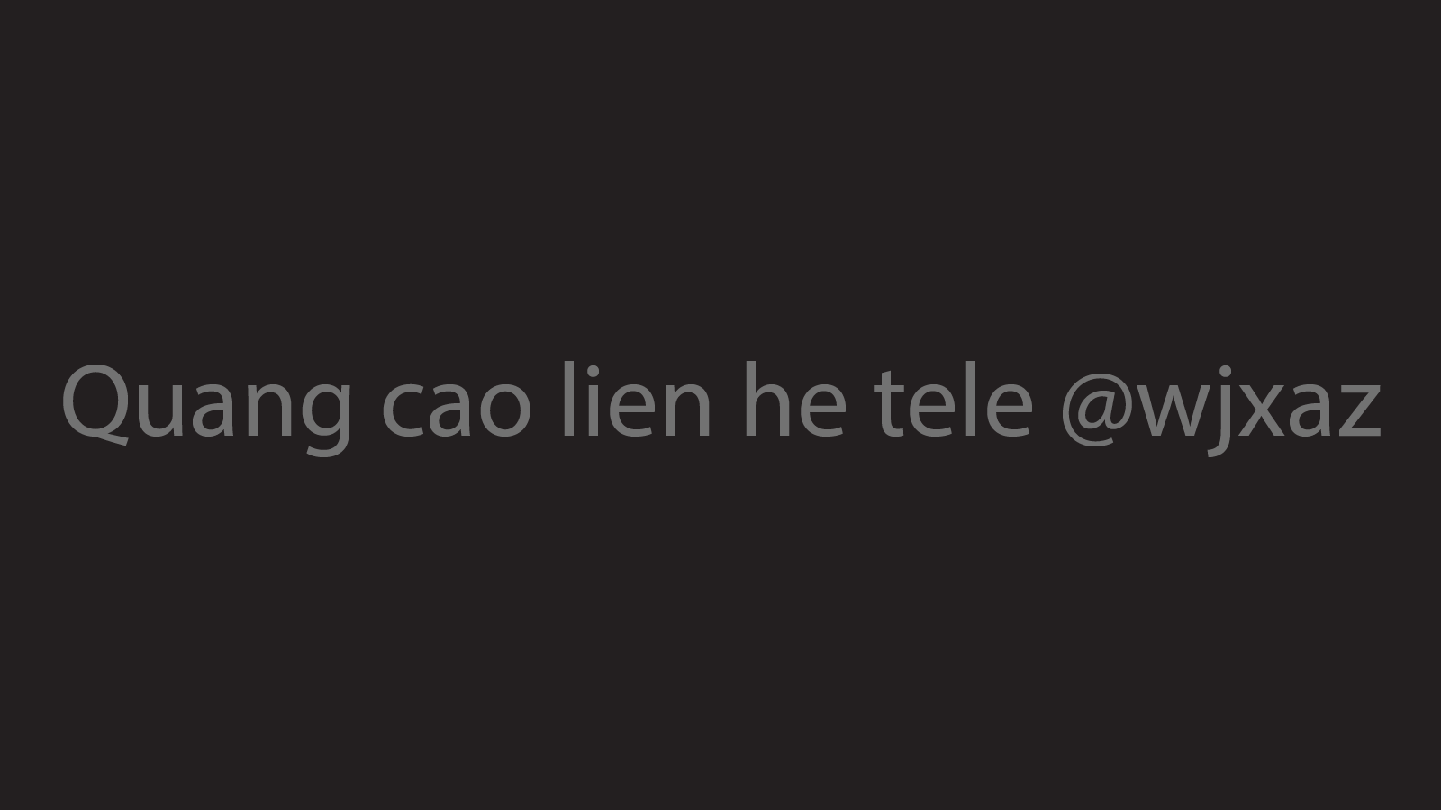 Quảng cáo